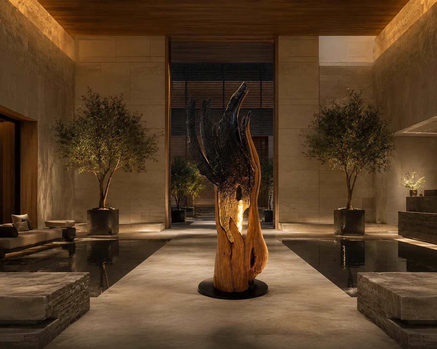 The Last Ember in a styled interior